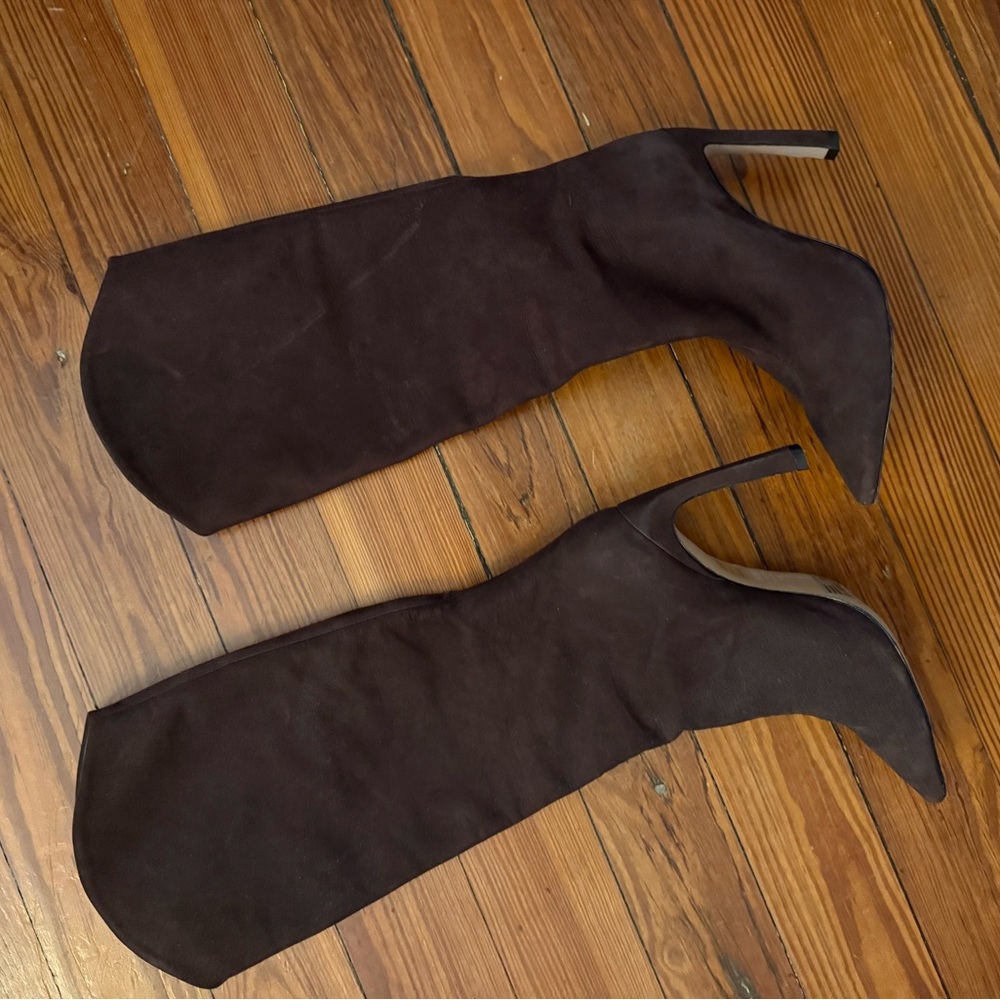 SCHUTZ Brown Heeled Boots with Stiletto Heel